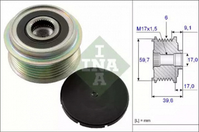 WILMINK GROUP wg1253708 -  Механизм свободного хода генератора